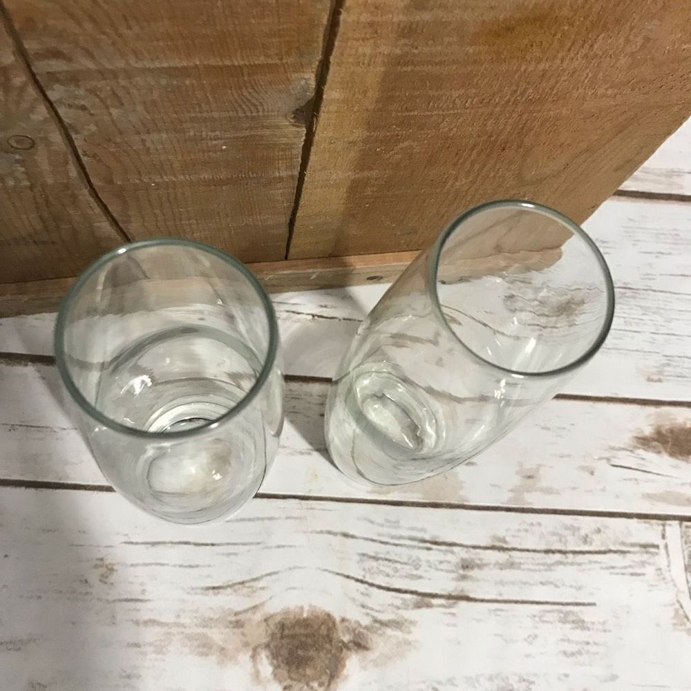 Libbey Bud Vases 2 Clear Glass - Picture 6 of 14